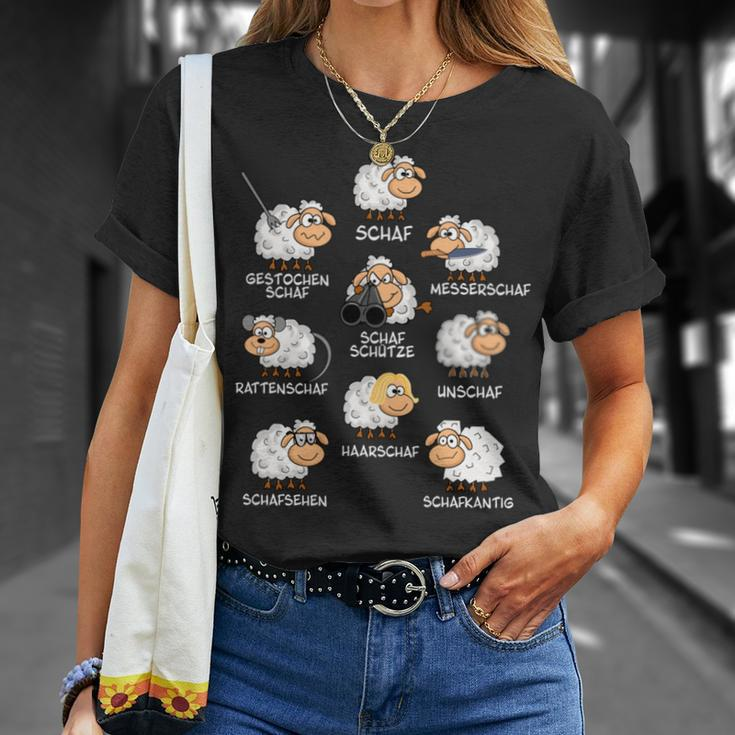 Sheep Unschaf Word Game Sheep Herd Long-Sleeved T-Shirt Geschenke für Sie