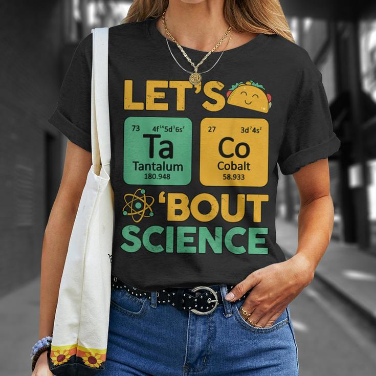 Taco Bout Science- Tuesday Chemistry Stem Teacher T-Shirt Gifts for Her