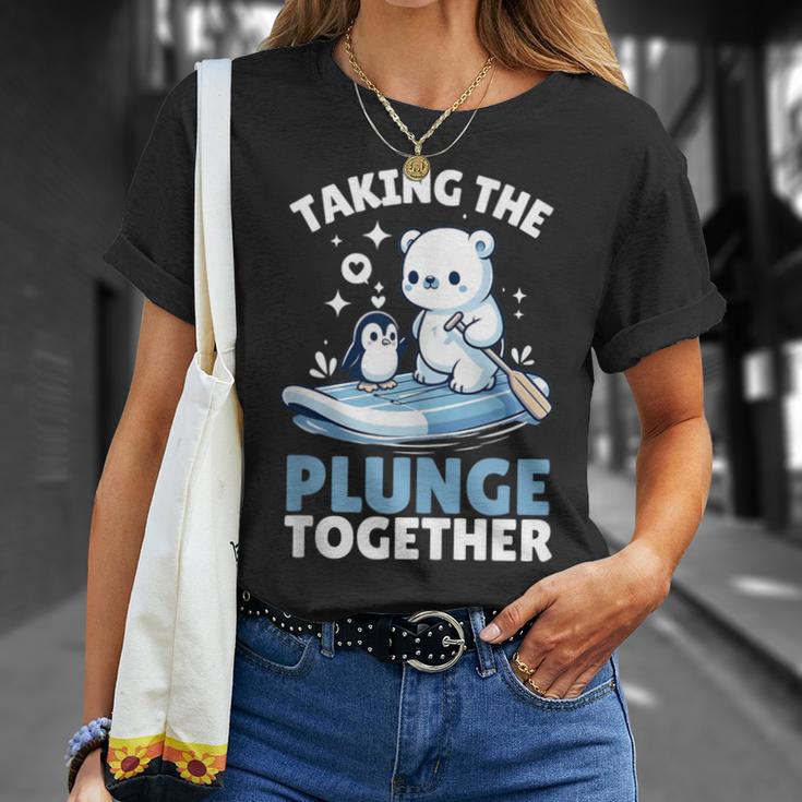 Taking The Plunge Together Polar Bear Plunge T-Shirt Gifts for Her