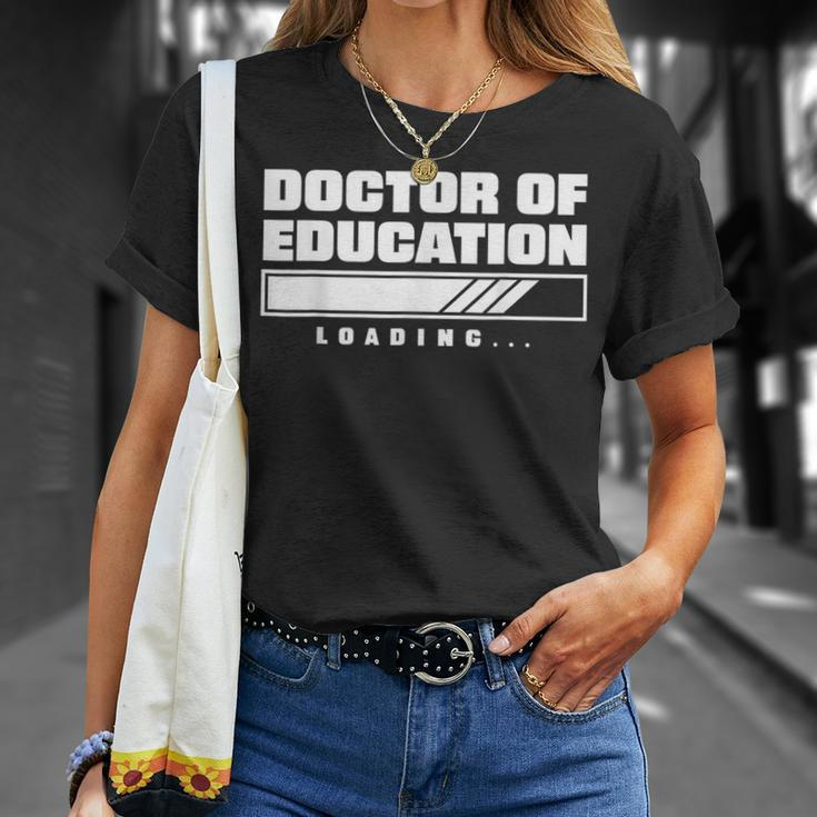 Future Edd EdD Loading Doctor Of Education Loading T-Shirt Gifts for Her