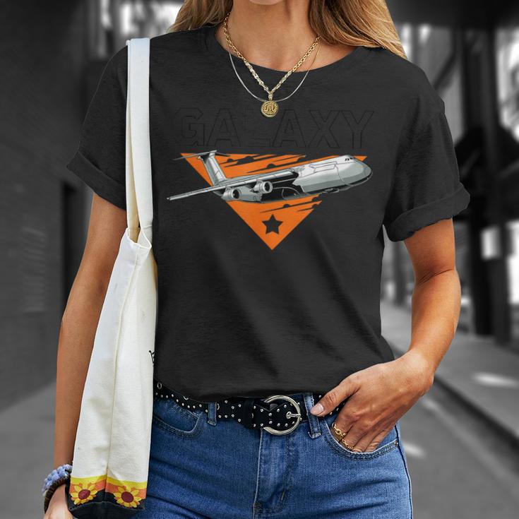 Galaxy C-5 Super Heavy Military Cargo Aircraft T-Shirt Gifts for Her