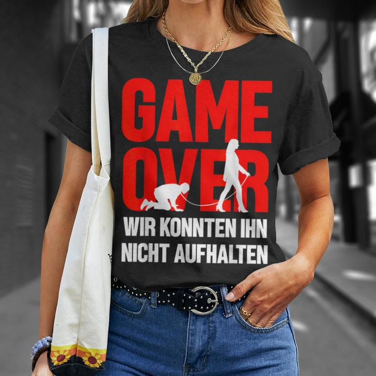 Game Over Wir Konnten Ihn Nicht Aufhalten T-Shirt Geschenke für Sie