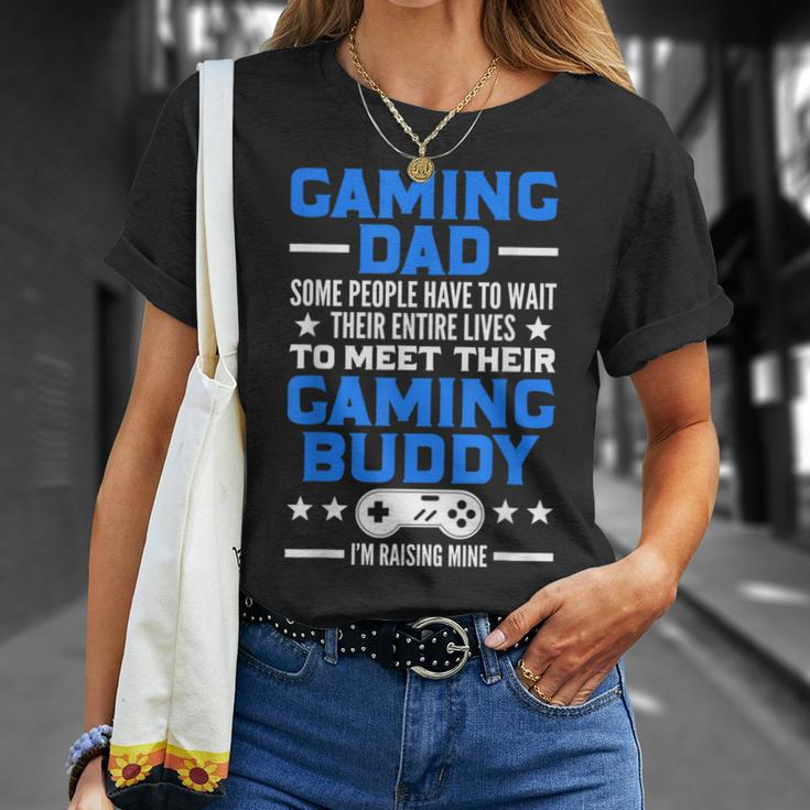 Gamer Fathers Day Video Games Gaming Dad Gaming T-Shirt Gifts for Her