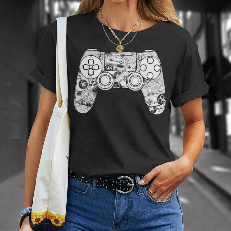 Gamer Gaming For Boys Video Game Controller T-Shirt Gifts for Her
