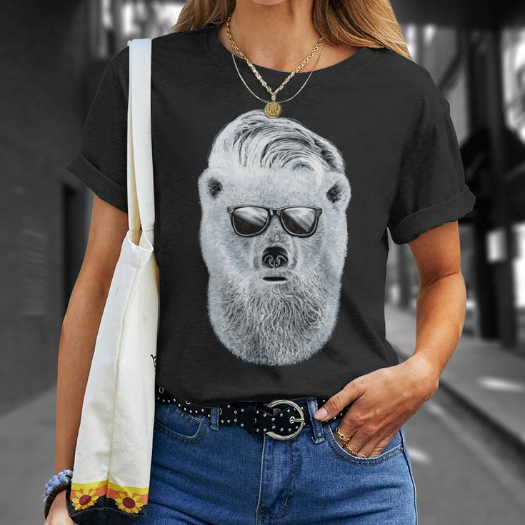 Gay Bear With Sunglasses Polar Bear T-Shirt Gifts for Her