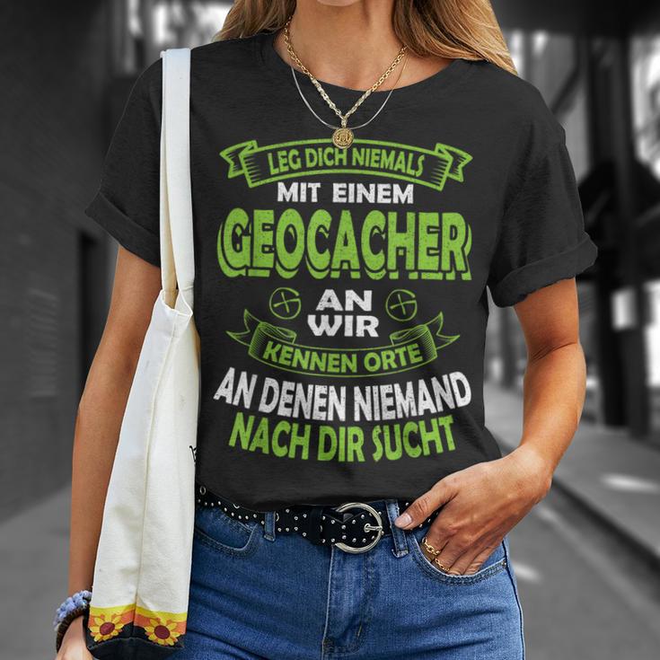 Geocacher Geocache Geocaching T-Shirt Geschenke für Sie