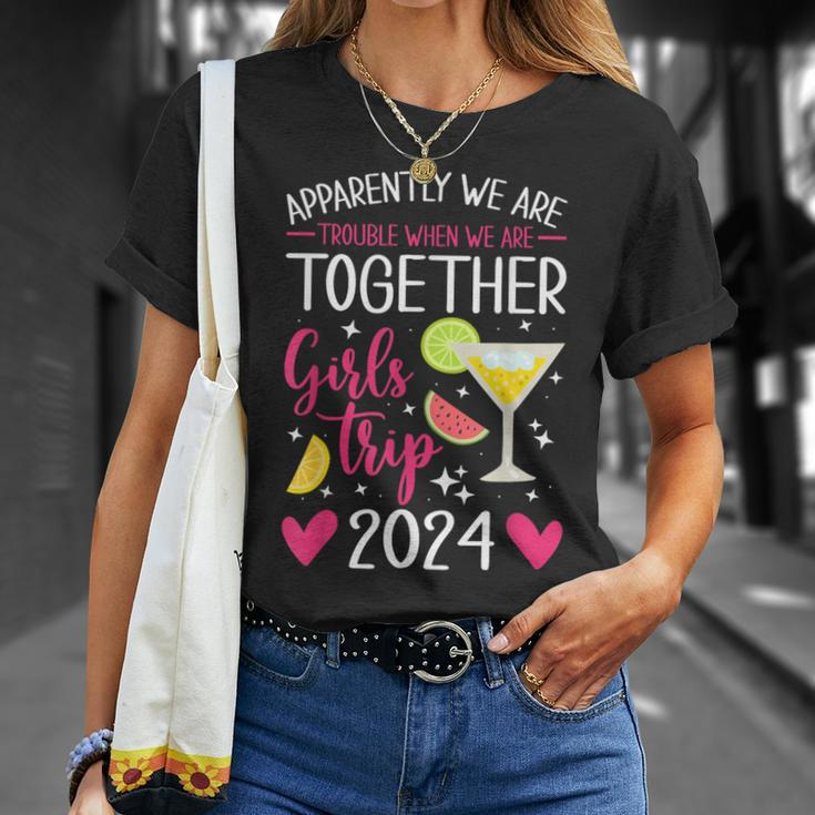 Girls Trip 2024 Apparently Are Trouble When We Are Together T-Shirt Gifts for Her