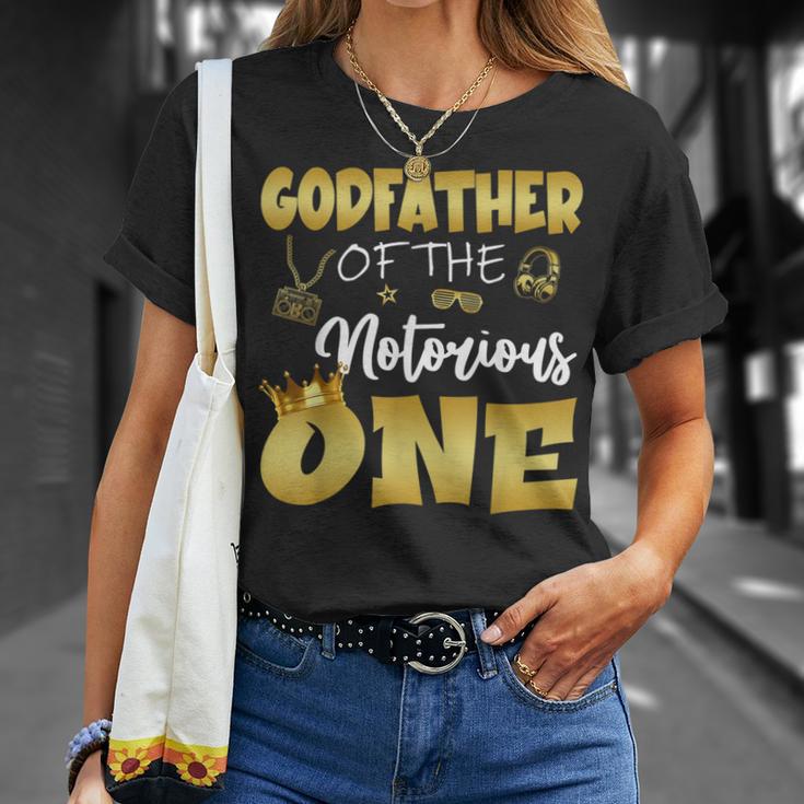 Godfather Of The Notorious One Hip Hop Themed 1St Birthday T-Shirt Gifts for Her