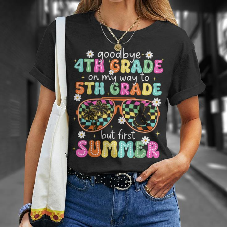 Goodbye 4Th Grade On My Way To 5Th Grade Last Day Of School T-Shirt Gifts for Her