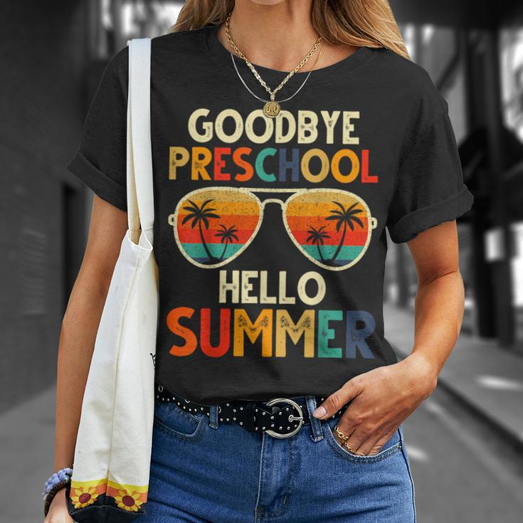 Goodbye Preschool Hello Summer Pre-K Graduation T-Shirt Gifts for Her