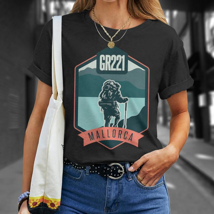 GR221 Mallorca Wanderweg Herren T-Shirt, Outdoor Abenteuer Design Geschenke für Sie