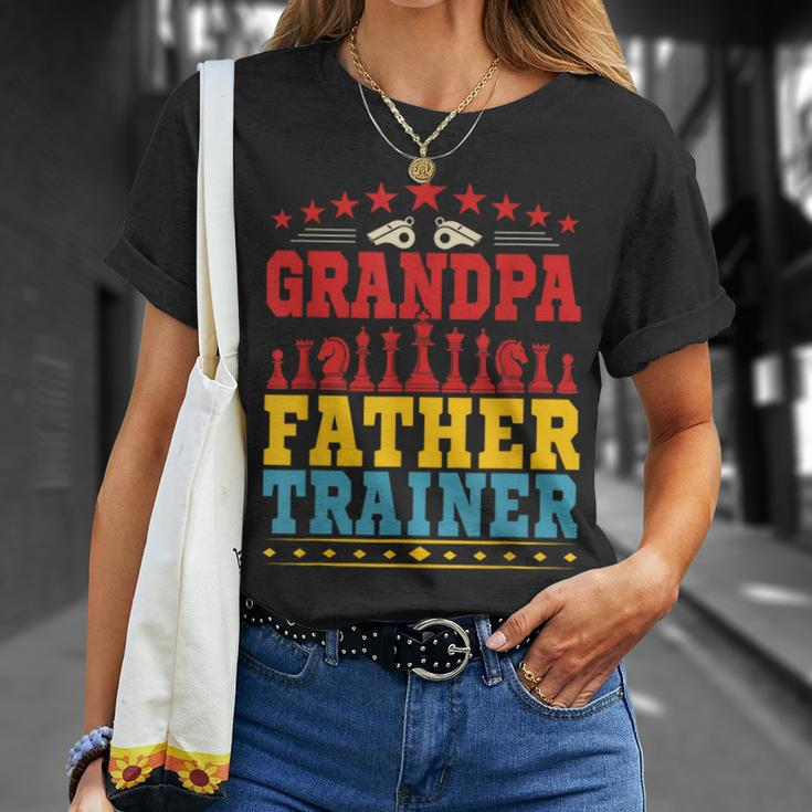 Grandpa Father Trainer Costume Chess Sport Trainer Lover T-Shirt Gifts for Her
