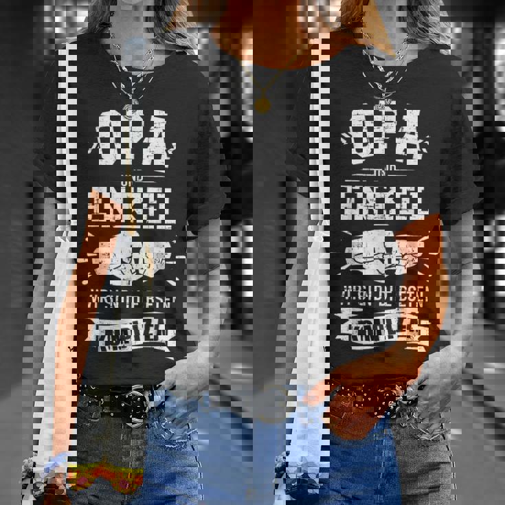 Grandpa Und Enkel Wir Sind Die Beste Komplizen T-Shirt Geschenke für Sie