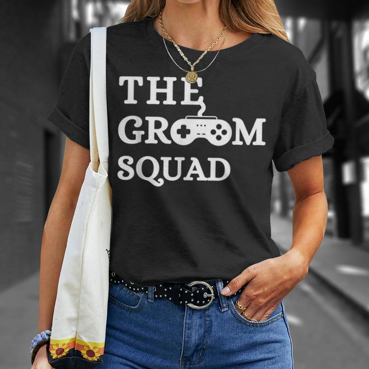 Groom Squad Wedding Bachelor Party Groomsmen Game Party T-Shirt Gifts for Her