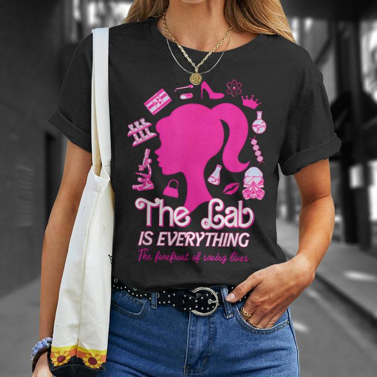 Groovy The Lab Is Everything The Forefront Of Saving Lives T-Shirt Gifts for Her