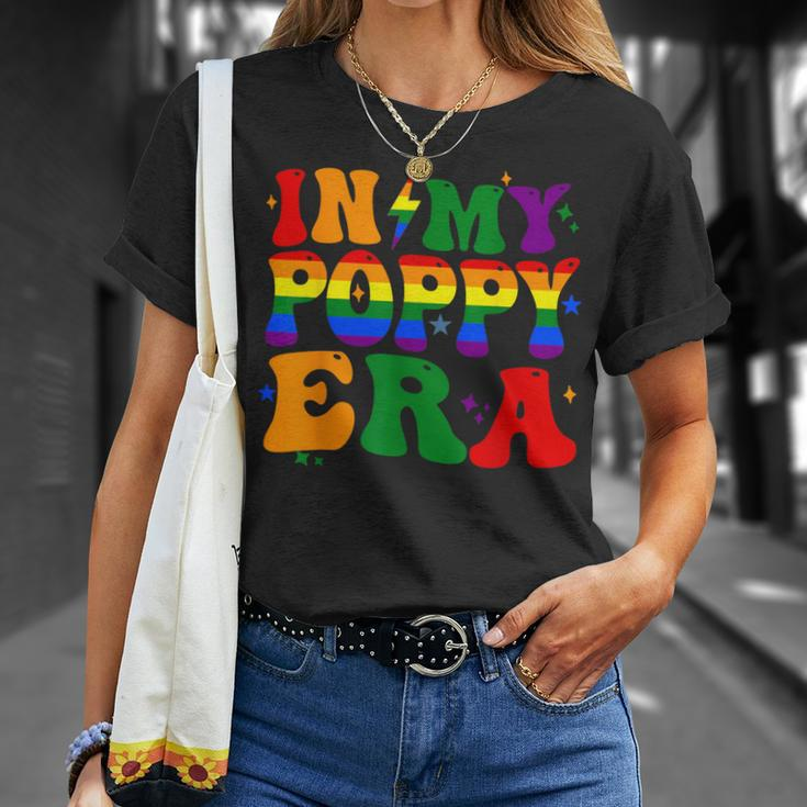 Groovy In My Poppy Era Pride Month Lgbtq Fathers Day For Men T-Shirt Gifts for Her