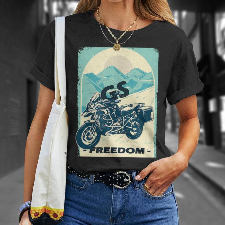 Gs Motorcycle R1200gs Enduro Biker Motorcycle Gs T-Shirt Geschenke für Sie