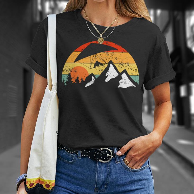 Hang Glider Sunset Hang Gliding T-Shirt Gifts for Her