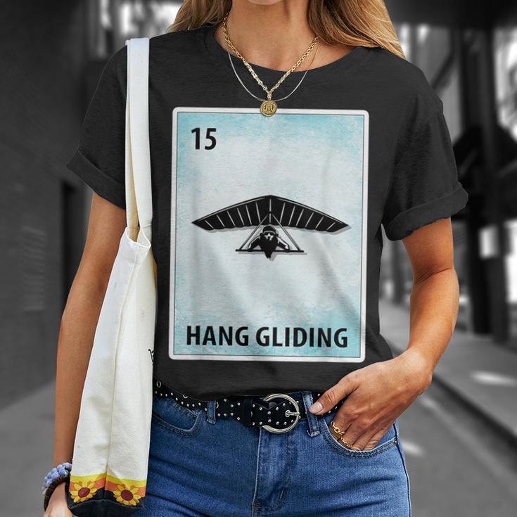 Hang Gliding Mexican Cards T-Shirt Gifts for Her