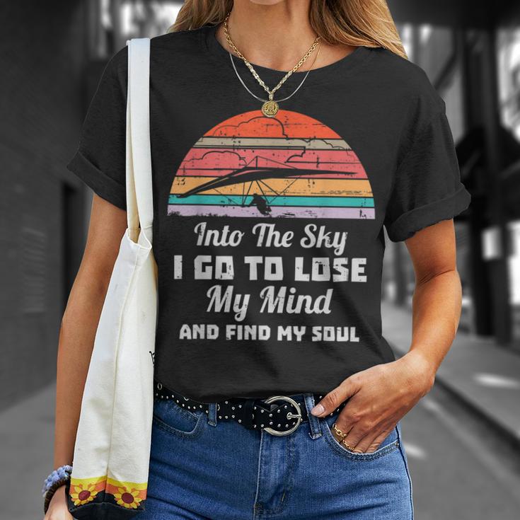 Hang Gliding Into The Sky I Go T-Shirt Gifts for Her