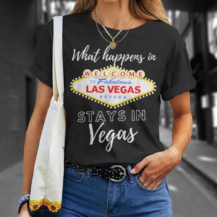 What Happens In Vegas Sin City Las Vegas T-Shirt Geschenke für Sie