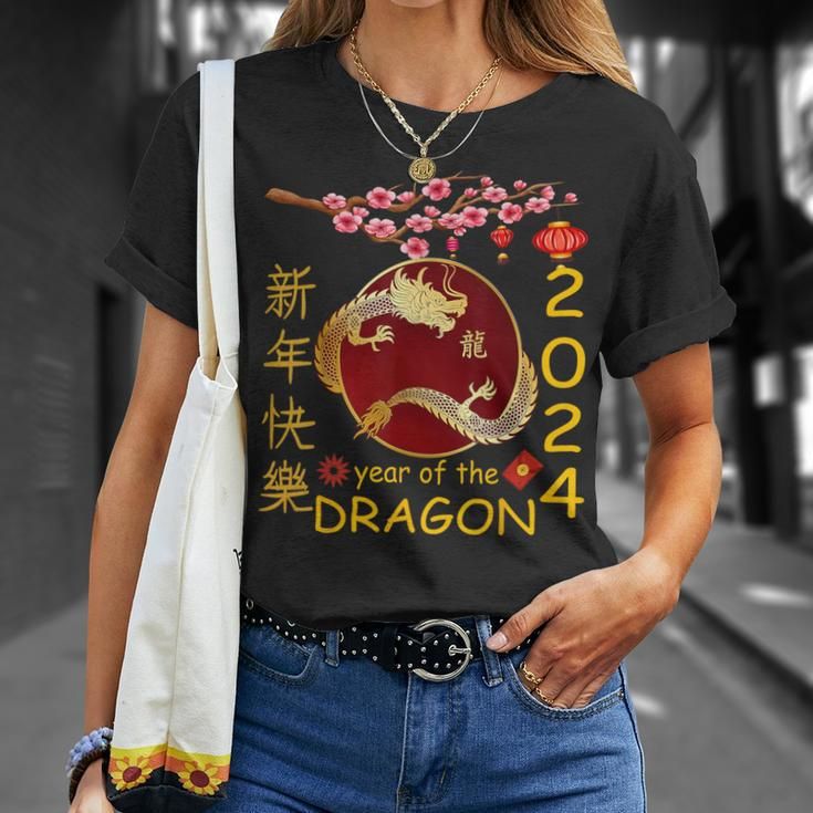 Happy Chinese New Year 2024 Lunar New Year Dragon T-Shirt Gifts for Her