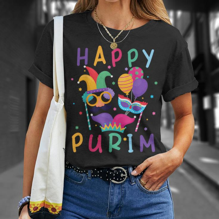 Happy Purim Jewish Purim Costume T-Shirt Gifts for Her