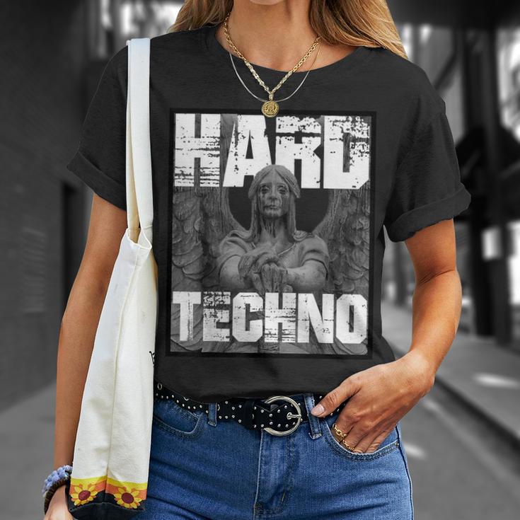 Hard Techno Rave Angel Statue S T-Shirt Geschenke für Sie