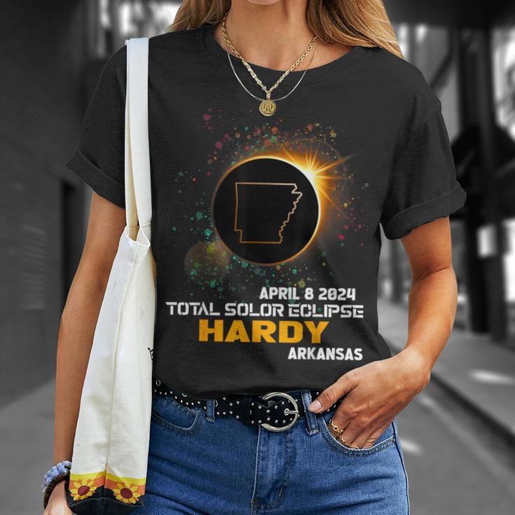 Hardy Arkansas Total Solar Eclipse 2024 T-Shirt Gifts for Her