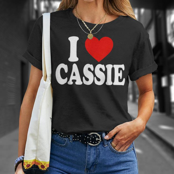 I Heart Love Cassie T-Shirt Gifts for Her