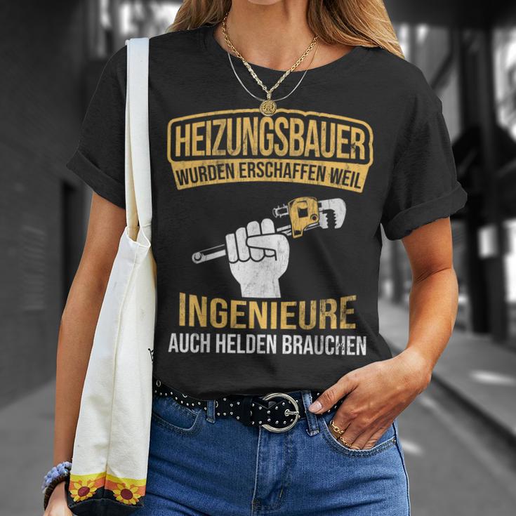 Heizungsbauer Herden Der Ingenieure Heater Building T-Shirt Geschenke für Sie