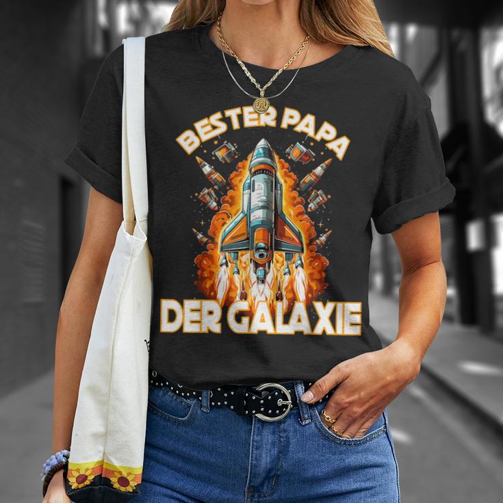 Herren Bester Papa Der Galaxieatertag T-Shirt Geschenke für Sie