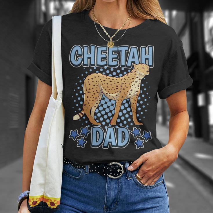 Herren Cheetah Dad Papaatertag Gepard T-Shirt Geschenke für Sie