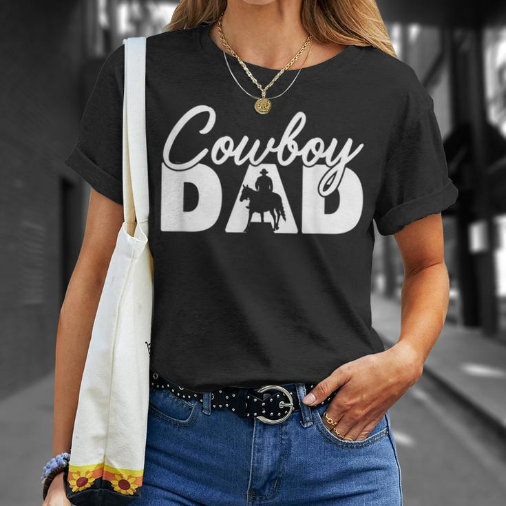 Herren Cowboy Papa Lustig Cowboy Papaatertag T-Shirt Geschenke für Sie