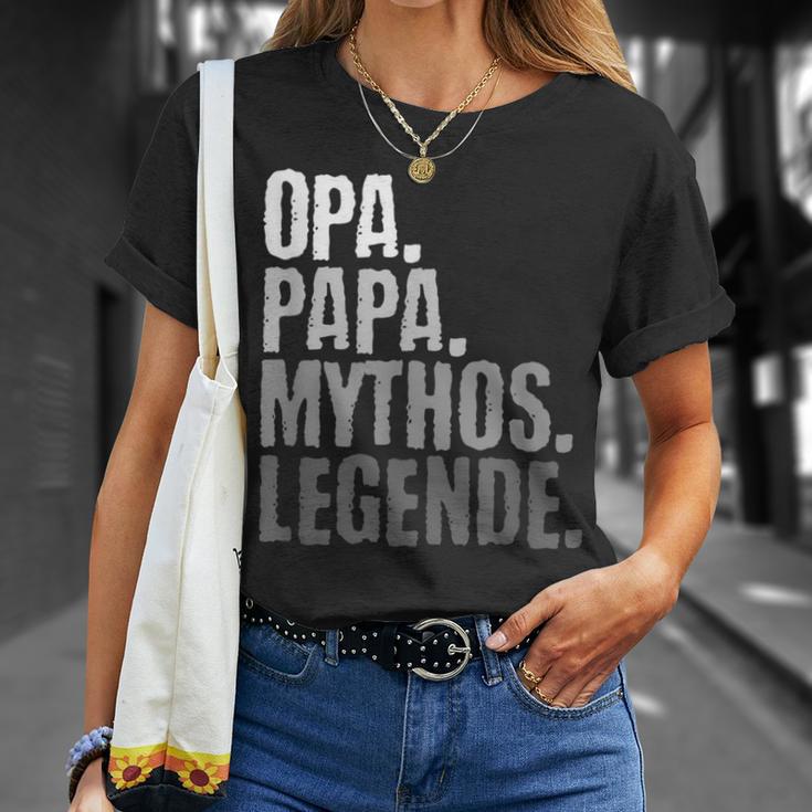 Herren Opa Und Papa Großvateratertag T-Shirt Geschenke für Sie