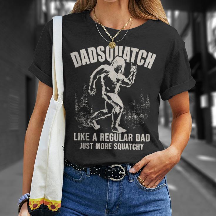 Herren Papa Sasquatch Dadsquatch Bigfoot Wie Ein Normaler Papa Squatchy T-Shirt Geschenke für Sie