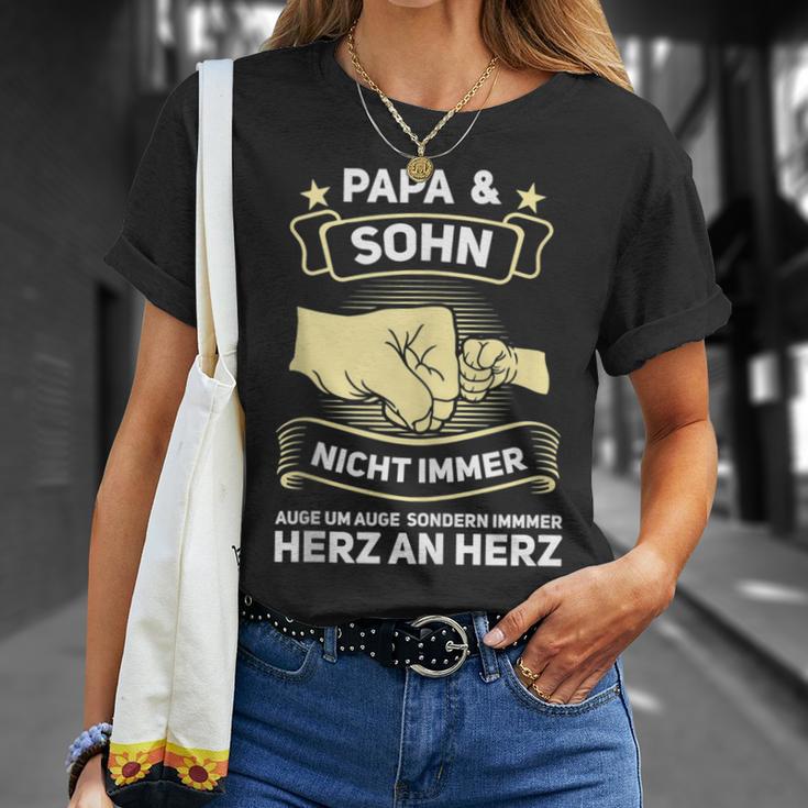 Herren Papa Sohn Familie T-Shirt Geschenke für Sie