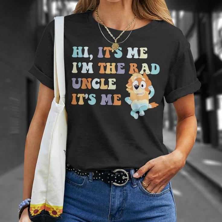Hi It's Me I'm The Rad Uncle It's Me Trendy T-Shirt Gifts for Her