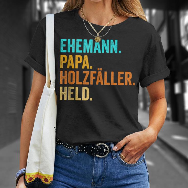 Holzfäller Papaater Holt Förster Wald Waldarbeiter Lustig T-Shirt Geschenke für Sie