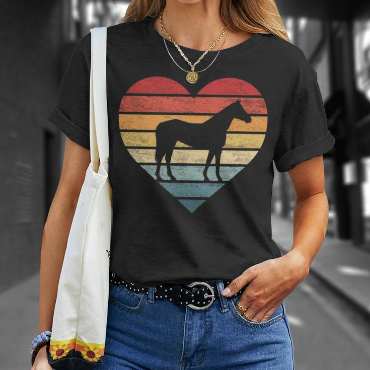 Horse Lover Horseback Riding Equestrian Retro Vintage T-Shirt Gifts for Her