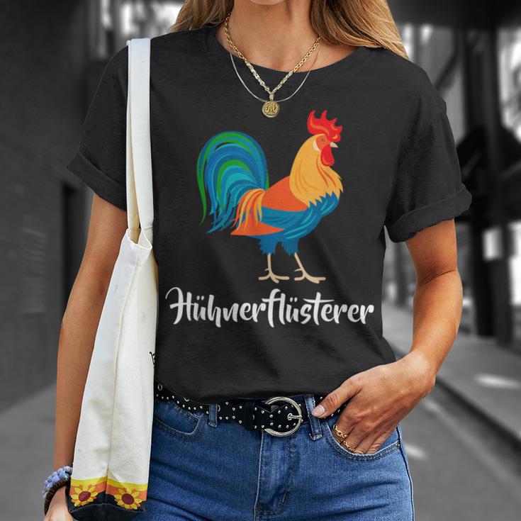 Hühner Flüsterer Lustiges Landwirt Bauer Huhn Hahn Kinder T-Shirt Geschenke für Sie