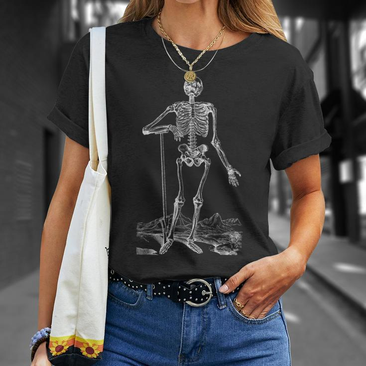 Human Anatomy Skeleton Bones Vintage Science T-Shirt Gifts for Her