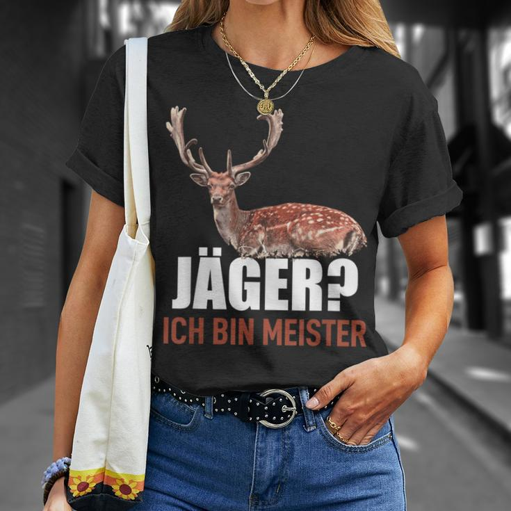 Hunter Idea Hunting Ich Bin Meister T-Shirt Geschenke für Sie
