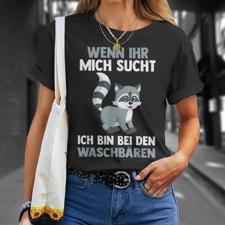 Ich Bin Bei Den Raccoon T-Shirt Geschenke für Sie