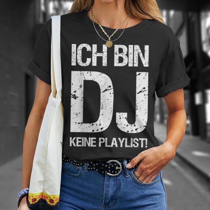 Ich Bin Dj Keine Playlist T-Shirt Geschenke für Sie