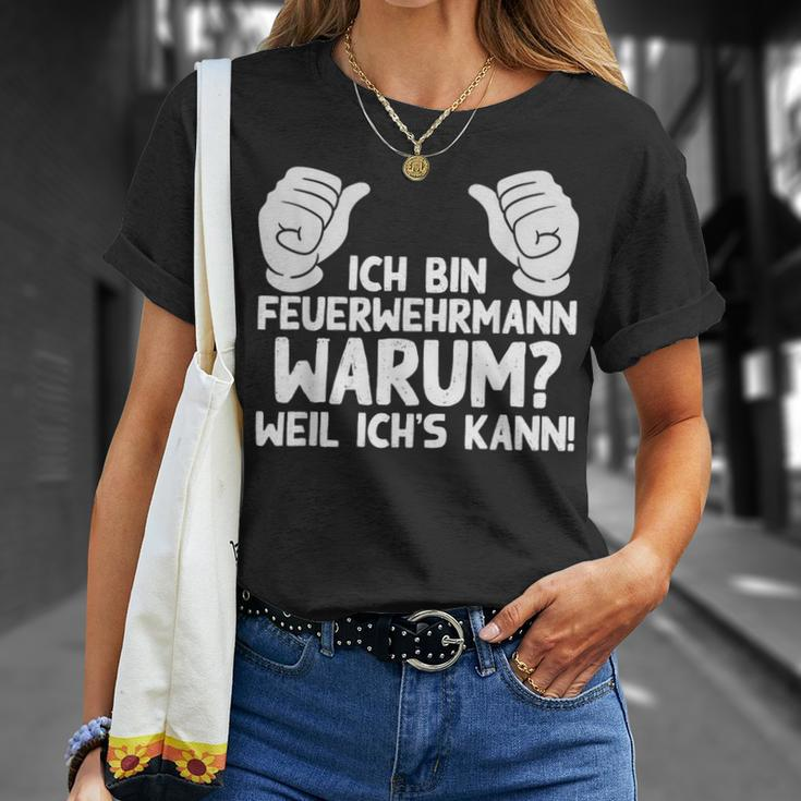 Ich Bin Feuerwehrmann Fire Brigade T-Shirt Geschenke für Sie