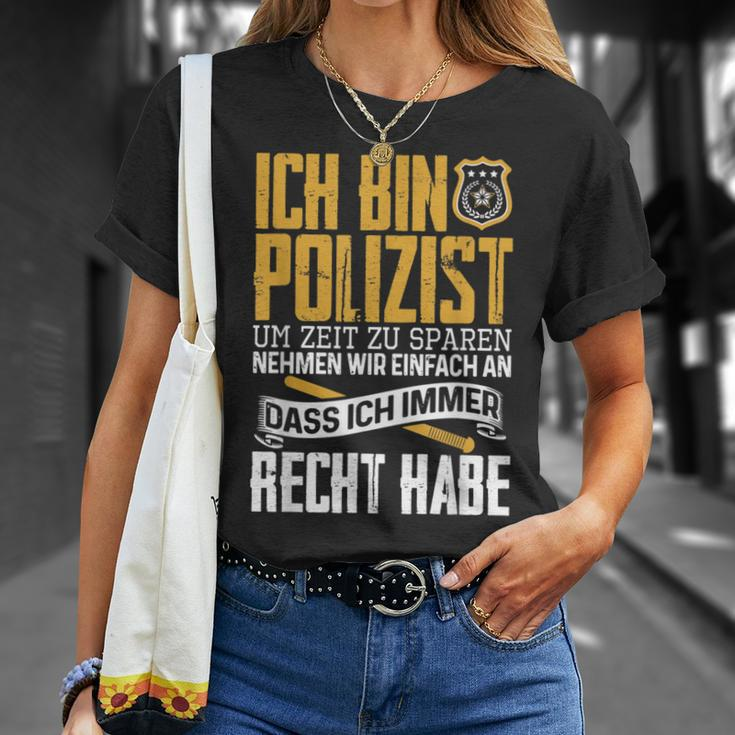 Ich Bin Polizist Um Zeit Zu Save Take Wir Einfach Dass T-Shirt Geschenke für Sie