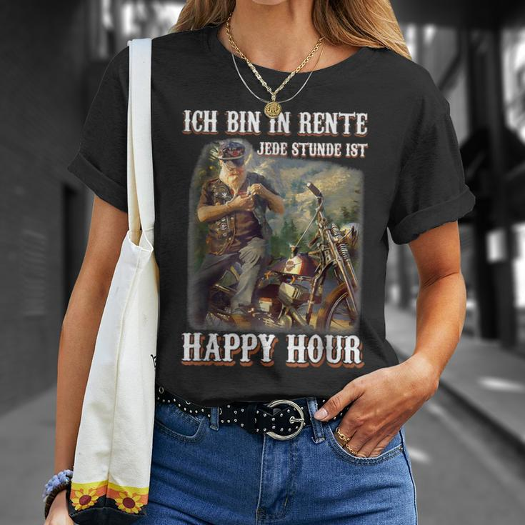 Ich Bin In Rente Jede Stunde Ist Happy Hour T-Shirt Geschenke für Sie