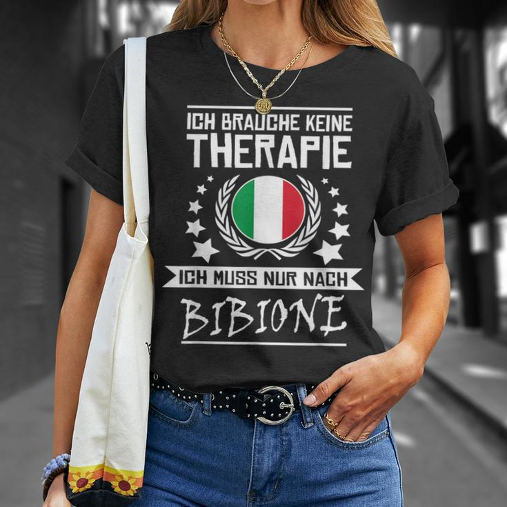 Ich Brauche Keine Therapie Ich Muss Nur Nach Bibione German Language T-Shirt Geschenke für Sie