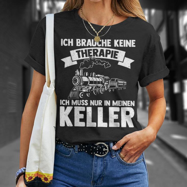 Ich Brauche No Therapie Ich Muss Nur In Meine Keller Ich T-Shirt Geschenke für Sie